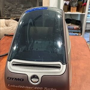 Dymo LabelWriter 400 Turbo Thermal Label Printer Model 93176 W/ Cords Works Rose